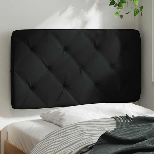 vidaXL hovedgærdehynde, sort, 90 cm, stof