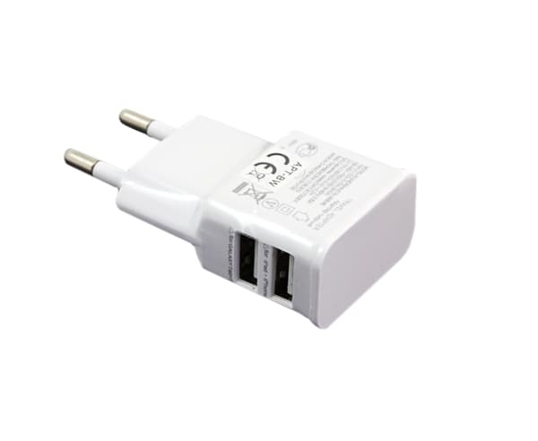 HH60 2 USB 2A vægoplader til iPhone iPod