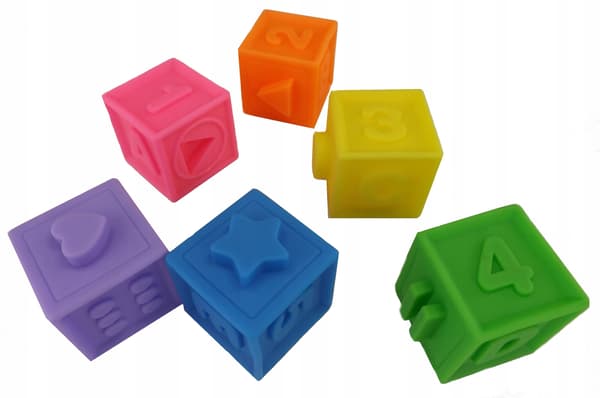 Bløde gummi-sensoriske blokke med pibelyd 9911
