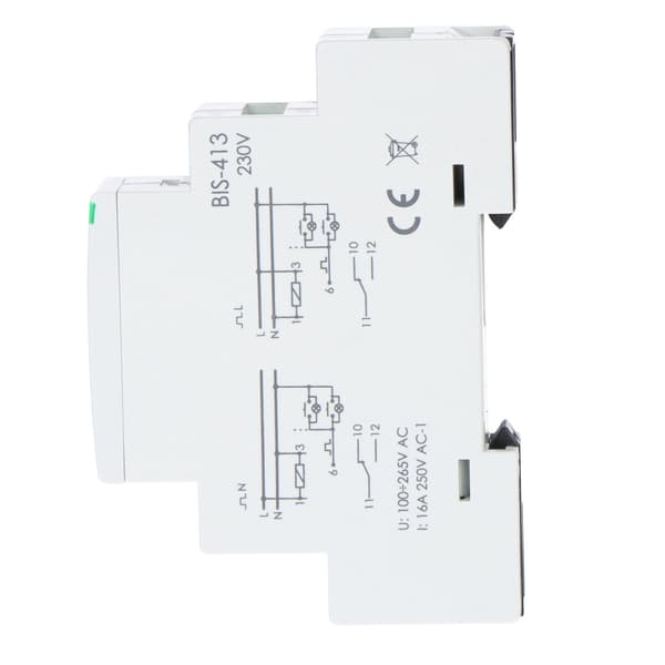 Bistabilt relæ med timer, til DIN-skinne BIS-413