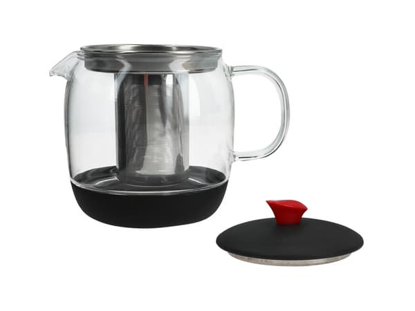 Glaskedel med infuser
