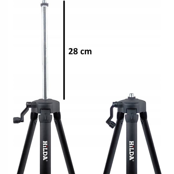360° PLANLASERNIVÅ HILDA 4D KRYSSLASERSTATIV 160 CM