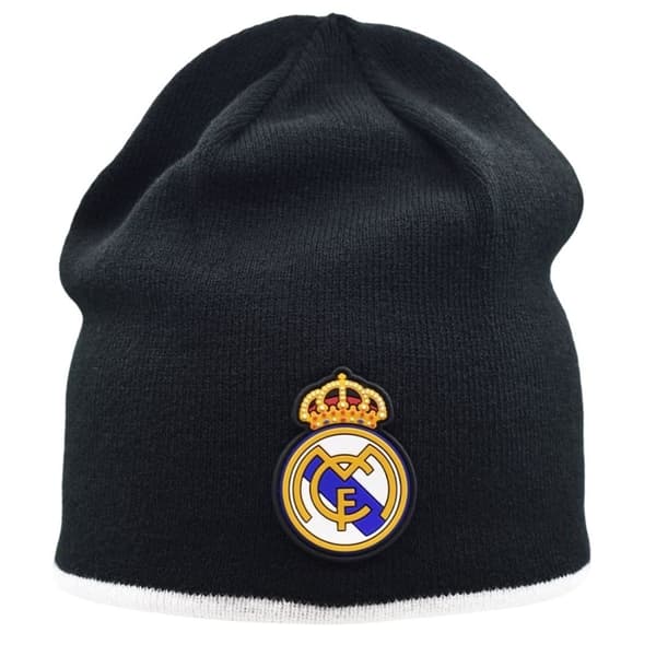 Real Madrid Vendbar Vinterhue RM5GO2 OSFM Sort og Hvid