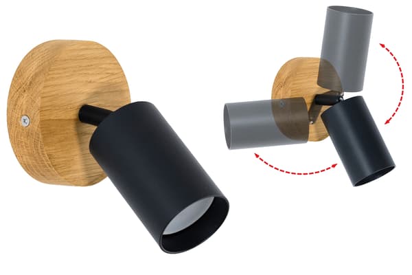 Modern lampa - 1 x GU10 - Diameter 10 cm - oval
