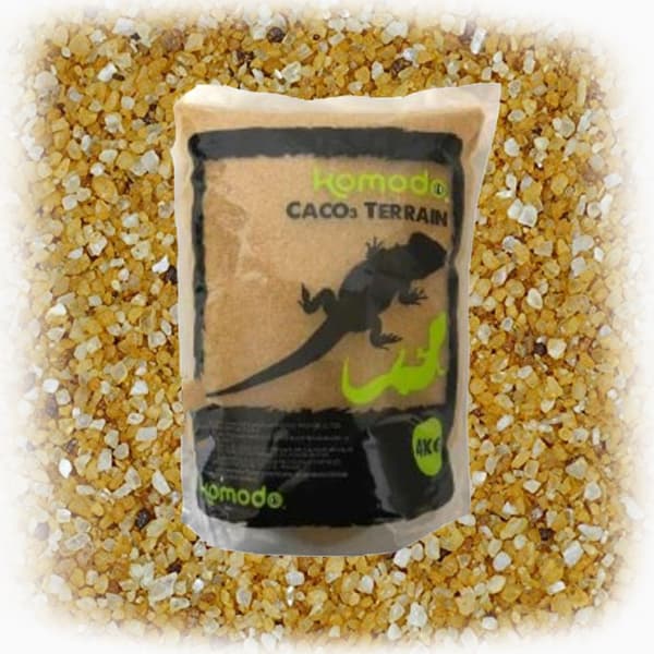 Komodo CaCo3 Sand Caramel - spiseligt sand til krybdyr