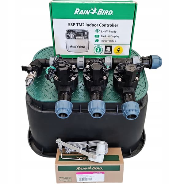Rain Bird 3-stationssats - TM2, RSDBEX, kompressor, PE 25