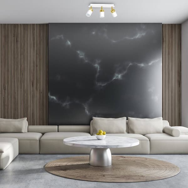 JOKER HVID/GULD 3xGU10 loftlampe