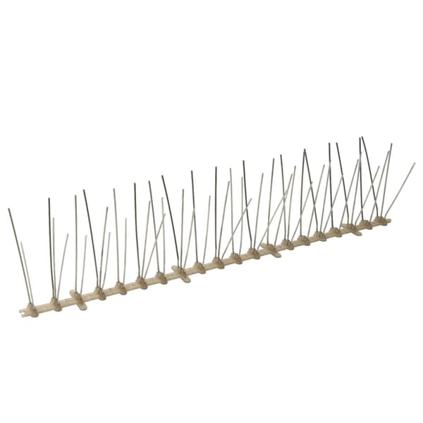 vidaXL Fågelskydd, 5 rader, plast, 20 st, 10 m
