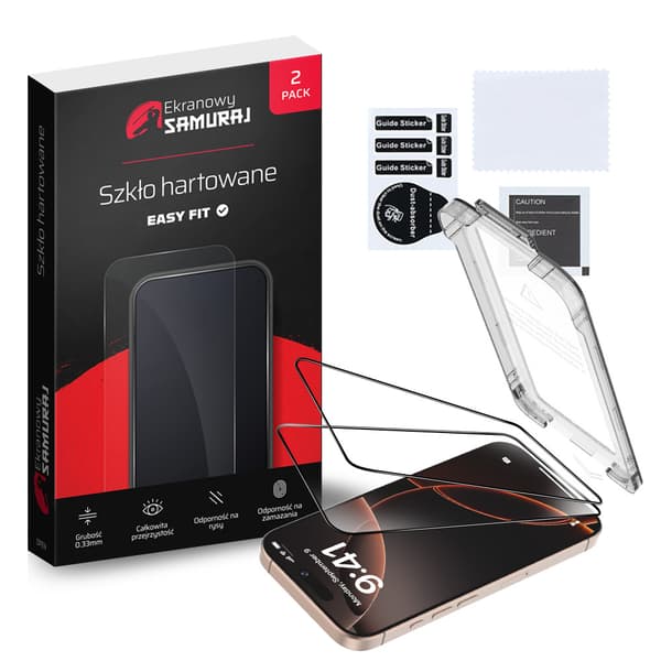 Nytt Screen Samurai härdat glas för Huawei Mate 60 med Easy Fit-ram | 2-pack