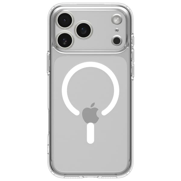 Spigen Ultra Hybrid Mag MagSafe-etui til iPhone 17 Pro, hvid