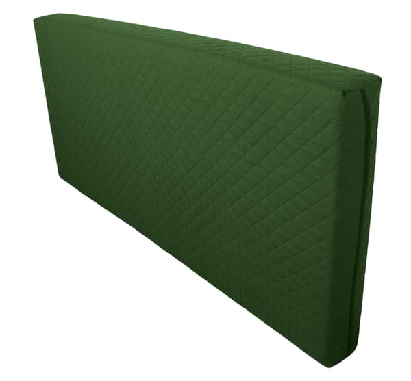 QUILTAT MADRASSÖVERDRAG FLASKGRÖNT 60x120x25