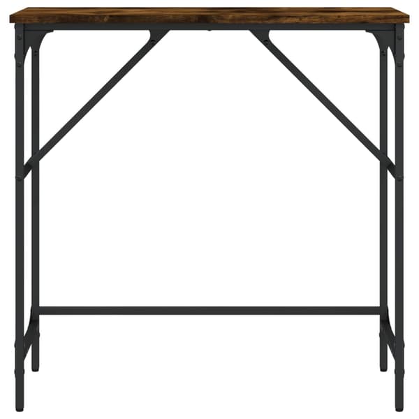 vidaXL konsolbord røget eg 75x32x75 cm