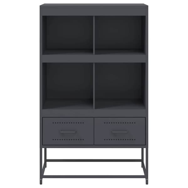 vidaXL skab antracit 68x39x111,5 cm stål