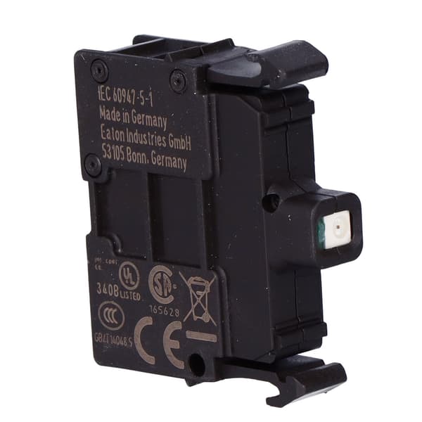 M22-LED-R fatning, rød LED-diode, U=24V, monteret på frontpanelet