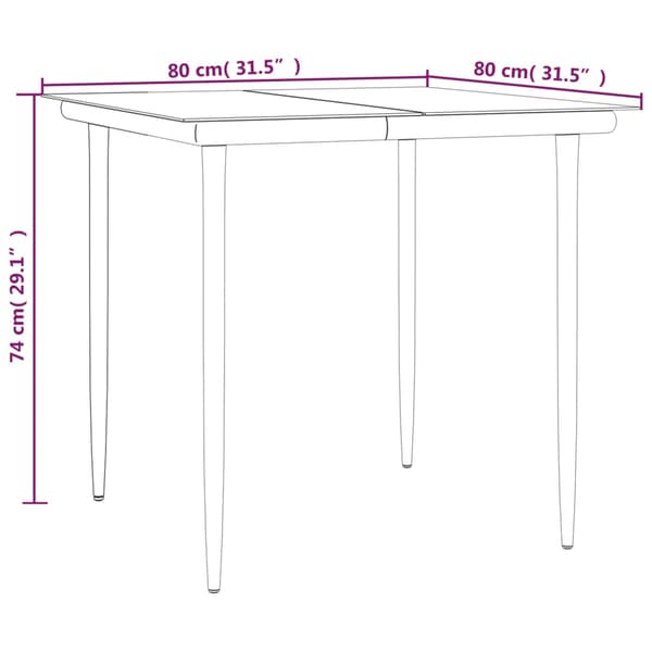 vidaXL havemøbelsæt med 3 dele og hynder, beige, polyrattan
