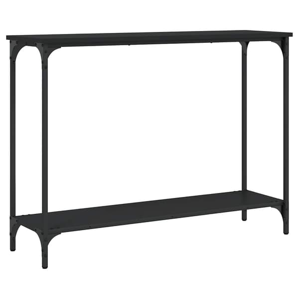 vidaXL konsolbord sort 101x30,5x75 cm
