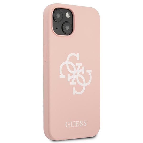 Guess Silikone 4G Logo Etui til iPhone 13 mini, pink
