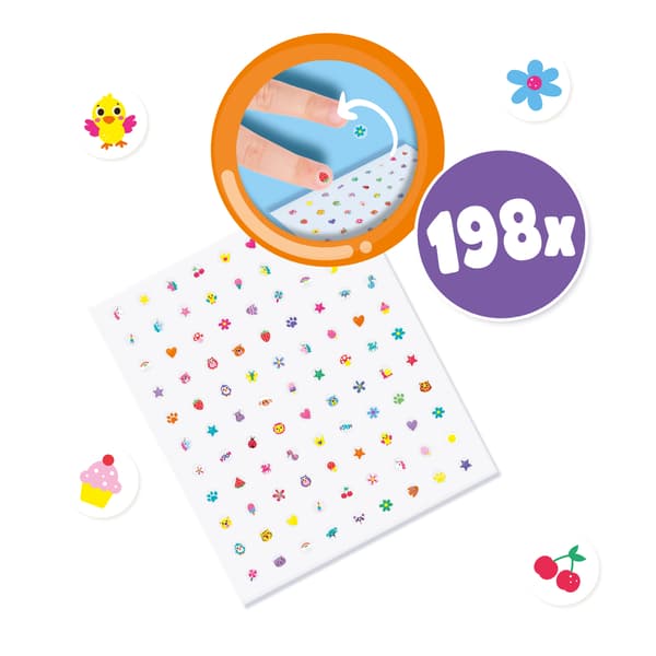 Neglestickers 198 stk. Ses Creative 14044 3+