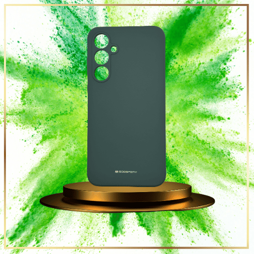 Mercury Silikone Etui til Galaxy A55, Grøn