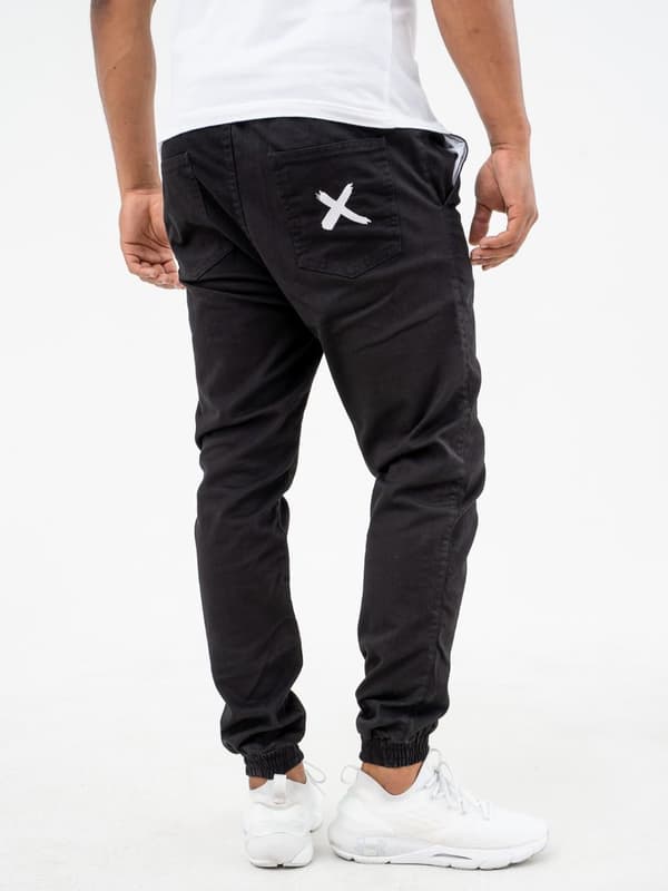 Point X Pocket Joggingbukser Sort/Hvid L