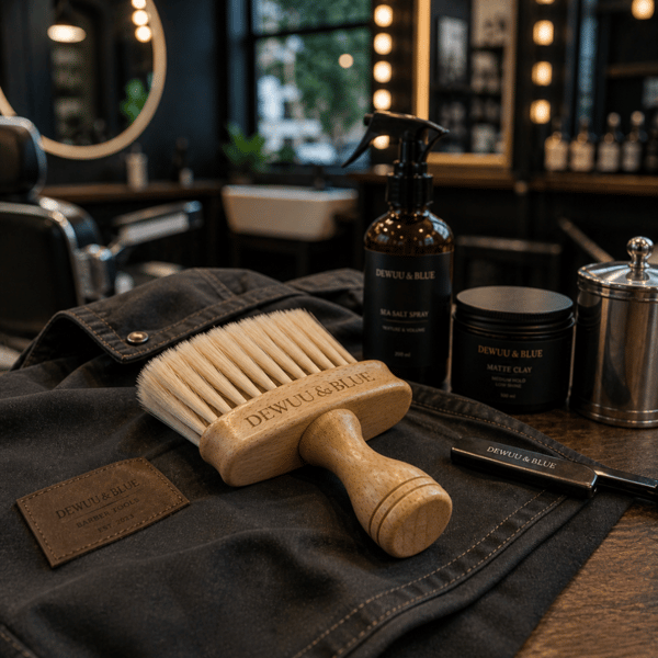 Trähårborste, frisörborste, barberborste