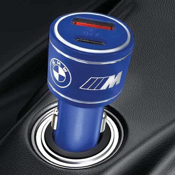 BMW M Edition PD-QC 3.0 20W hurtigoplader, blå