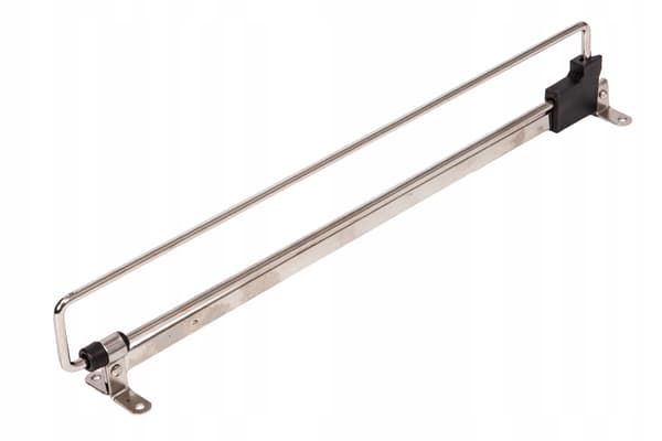 AKS KROM/SORT SKUFFEBÆGER L-300 mm