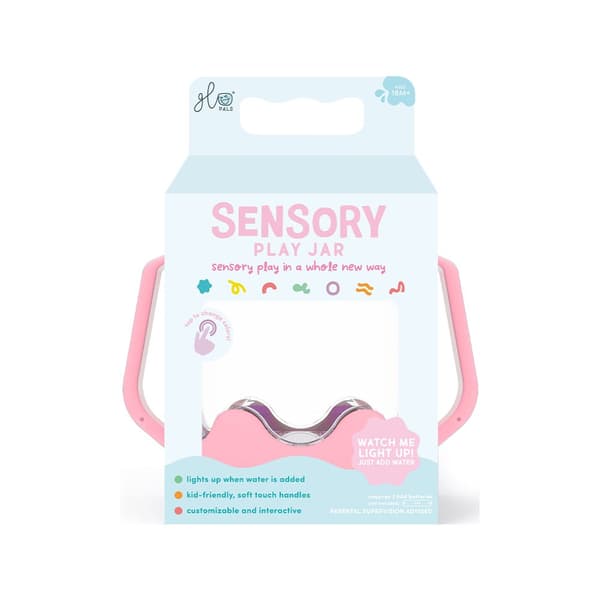 Glo Pals Vattenfyllbar Sensorisk Burk, Rosa