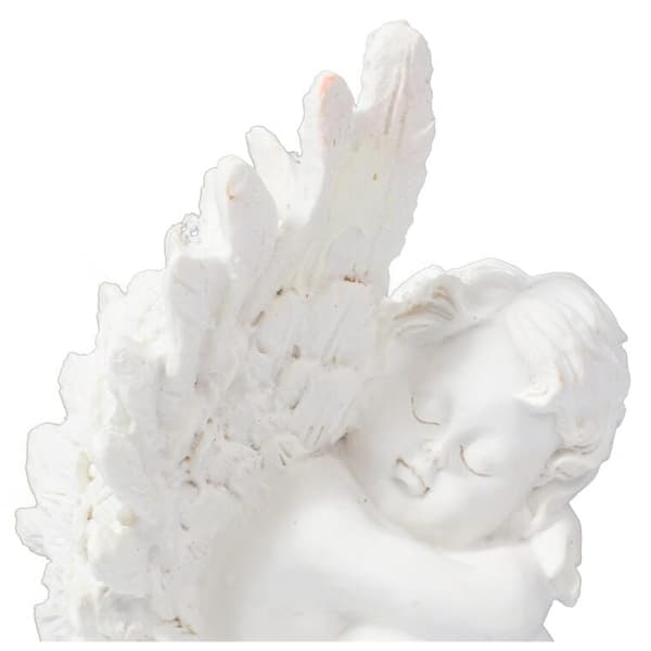 HVID ENGEL MED VINGER 15 cm