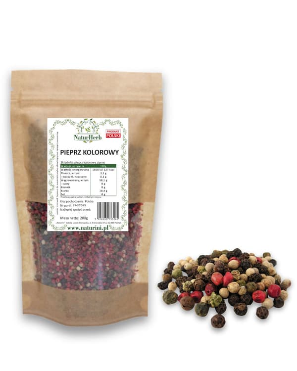 Värilliset pippurit 200g Naturini