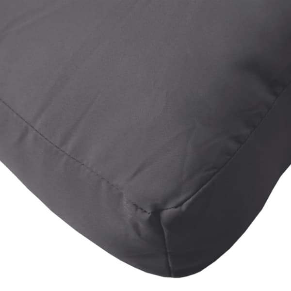 vidaXL Pallsoffkuddar, 2 st, Antracit, Tyg