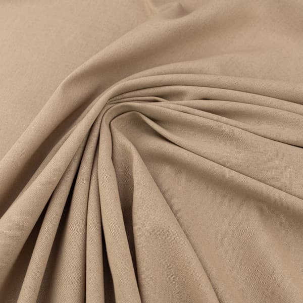 Linnematerial, beige färg