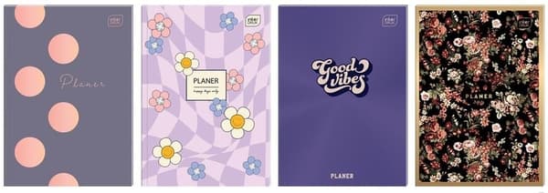 Planner A5/80K Metallisk mix