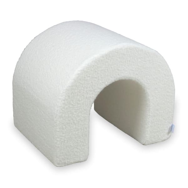 Skumlekplatstunnel Boucle Vit