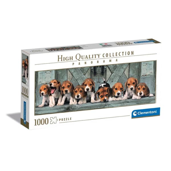 Pussel 1000 bitar Panorama. HQ Beagles