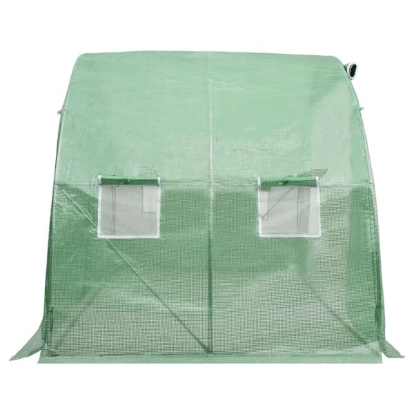 vidaXL havedrivhus, 8 m², 2 x 4 x 2 m