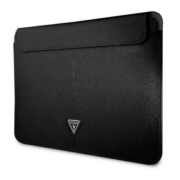 Guess Sleeve Saffiano Triangle Logo Laptoptaske/Etui op til 14", Sort