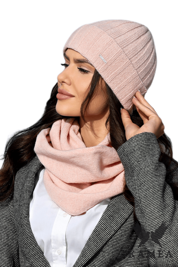 TAHIRA ullmössa för kvinnor, rosa
