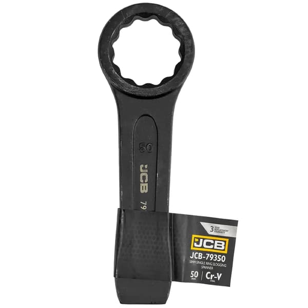 JCB RINGNØGLE til STAMPNING 50 mm Cr-Mo stål 12-KANTET