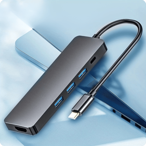 Sovitin 5in1 USB-C-keskitin SC-USH146