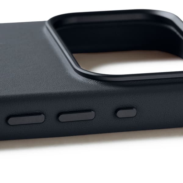 MUJJO iPhone 17 Pro Läderfodral Basalt