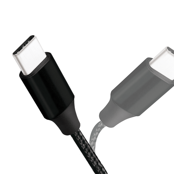 USB 2.0 Typ-C till USB-A-kabel 1 m LogiLink hållbar snabb dataöverföring
