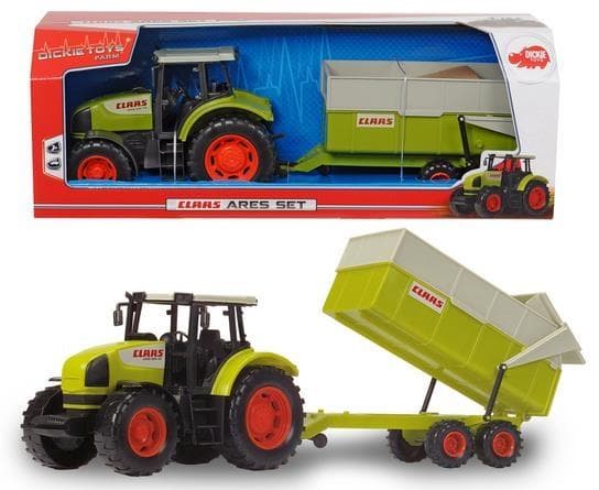 Claas Ares traktor med släpvagn