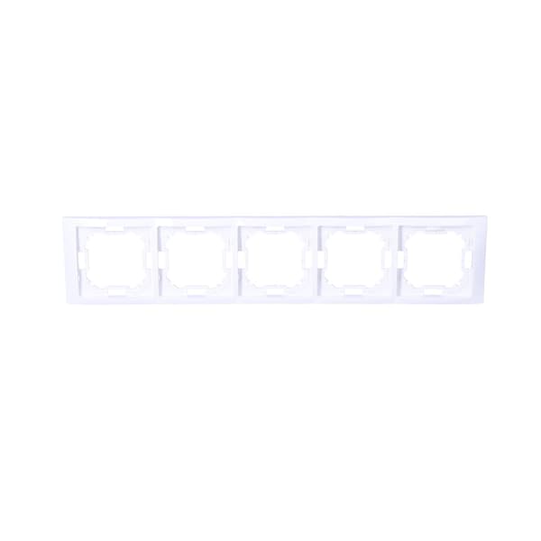 5-kanals ramme - universel vandret og lodret, hvid, basic neos