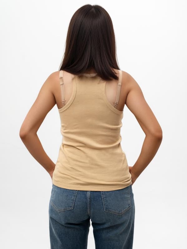 UrbanCity Dam Beige Linne Utan Logotyp Basic S