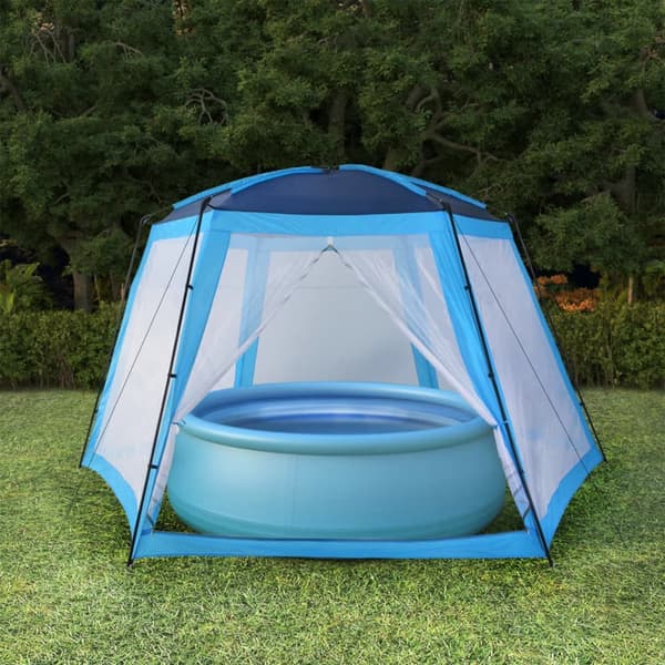 vidaXL Tygpooltält 660x580x250cm Blå