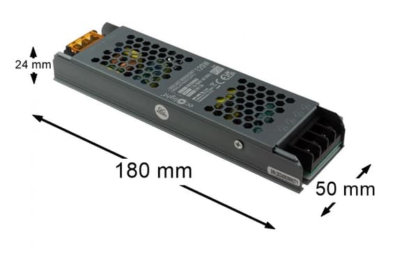 LED-strömförsörjning modulär transformator Slim PREMIUM 120W 24V 5A Ecolight