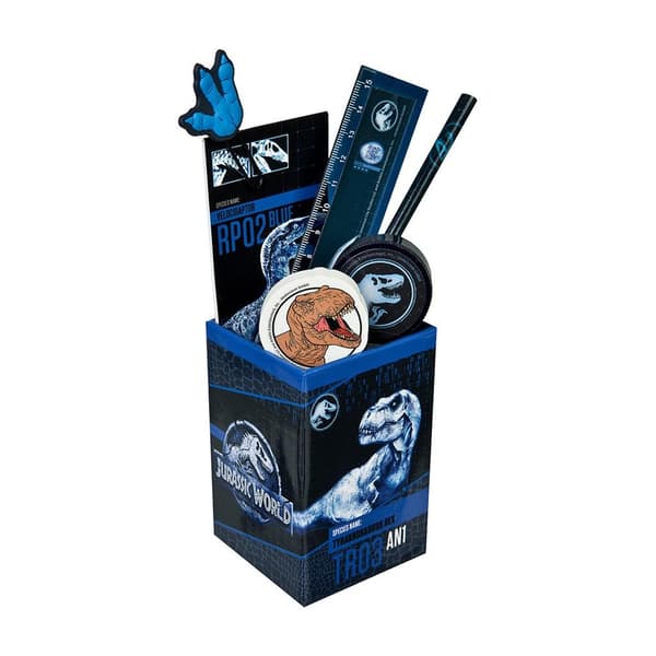 Jurassic World skolmaterialbehållare 7 st