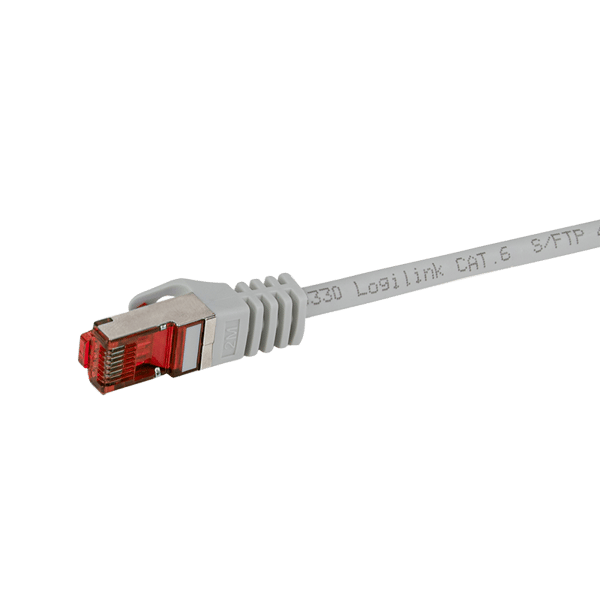 PrimeLine patchkabel, Cat.6, S/FTP, Patchkabel, Patchsladd, Patchkabel PrimeLine, Grå, 0.5 m