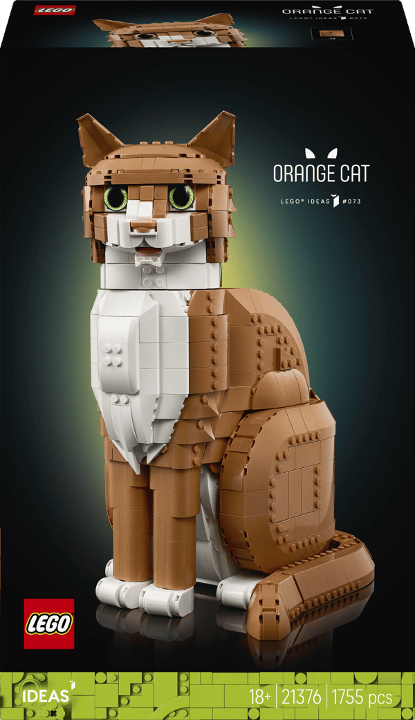 LEGO Ideas Ingefära Katten 1755 Delar Set (21376)